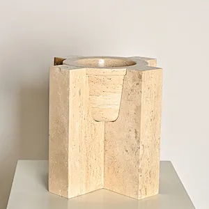 Vintage travertine stone home décor